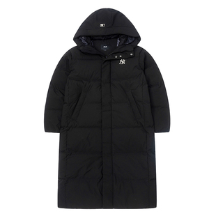 25冬季MLB羽绒服张康乐同款男女防水保暖鹅绒长款外套3ADJV4056