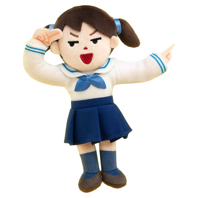 KKV正品插画小人最后抽一发系列毛绒盲盒玩偶公仔娃娃挂件礼物