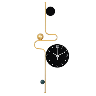 时钟挂钟客厅创意装饰2025新款钟表现代简约大气时尚免打孔石英钟