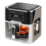 25新款全自动大容量声控空气炸锅家用新款透明烤箱微波三合一体机