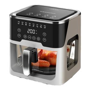 25新款全自动大容量声控空气炸锅家用新款透明烤箱微波三合一体机