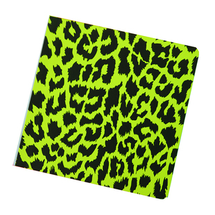 手账本豹纹荧光时尚女生方方本精致高颜值网红斑马方形方格笔记本