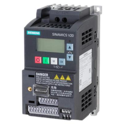 西门子SIEMESN变频器V20单相0.75kW有面板6SL32105BB175UV1