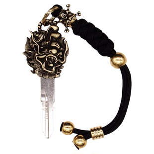 原创中国风改装摩托车钥匙奔达金吉拉300龙嘉GV300汽车等黄铜钥匙