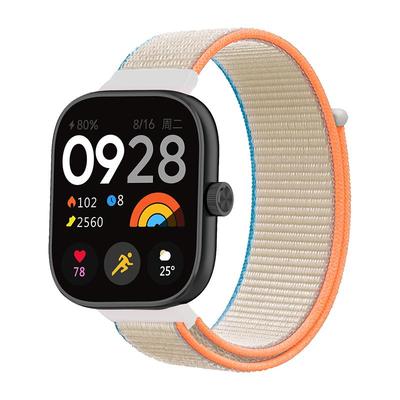 适用红米watch4/5手表表带尼龙编织redmi手表4腕带新款小米五代智能运动替换带男女夏天高级Redmiwatch5配件