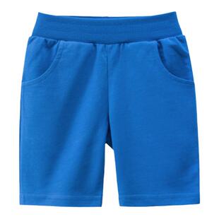 27kids品牌童装男童夏季短裤无图案纯色宝宝裤子夏装五分中裤纯棉