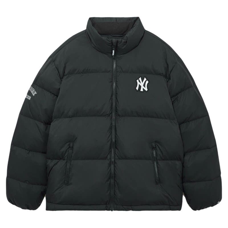 NEWERA纽亦华MLB秋冬男女NY休闲加厚立领保暖休闲羽绒服14726675