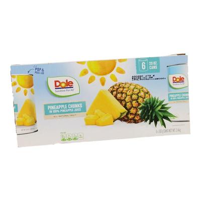 Dole都乐菠萝切块罐头菲律宾进口