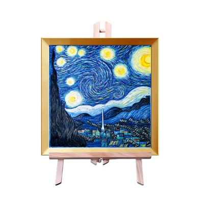 正品DIY梵高立体浮雕数字油画
