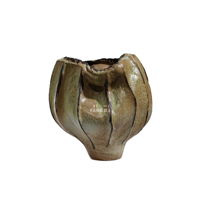 一匚新中式侘寂风抽象扭曲手绘