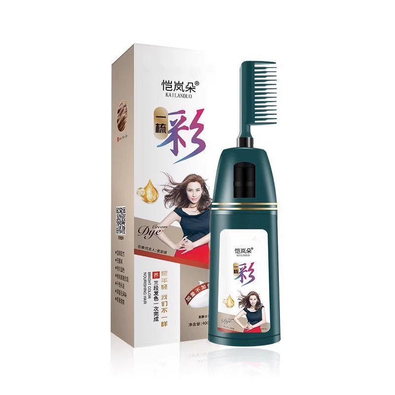 恺岚朵植物染发剂盖白发