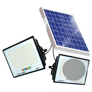 2025新款太阳能投光灯天黑自动照明灯户外防水农村超亮感应投光灯