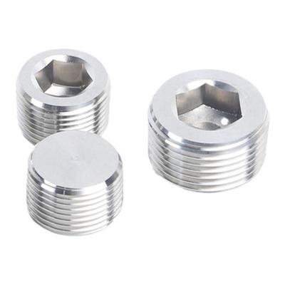 304不锈钢内六角外丝堵头