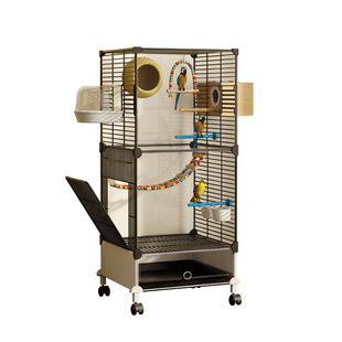 豪华家用鸟笼大号八哥玄凤牡丹专用外出鹦鹉笼子新型生态别墅虎皮