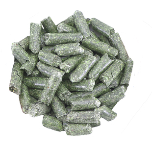 纯苜蓿草颗粒500g归乡提有钙蛋白兔粮宠物磨牙零食龙猫荷兰猪主粮