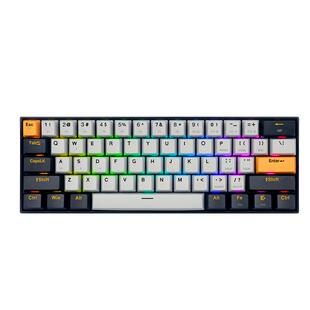 红龙K530pro有线无线蓝牙rgb可充电78键便携游戏电竞电脑机械键盘