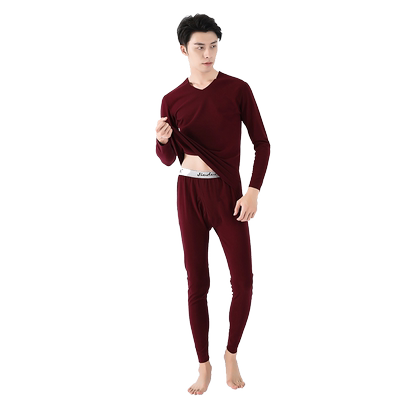 【九段羊】德绒恒温自发热无痕保暖内衣套装