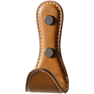 烁盾中古风复古皮质挂衣钩入户门进门玄关墙壁侘寂风衣服单个挂钩