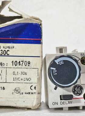 通用电气BTLF30CPNEUMATICTIMERBLOCK0.130SOnDELAY1NO1NCREF1047