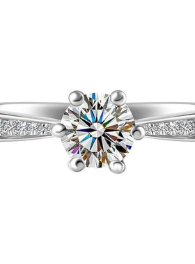 情侣锆石镶嵌开口可调节大小