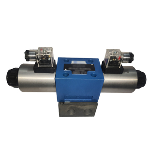 液压10通径双头三位四通电磁换向阀组压力机油压机油路块液压总成