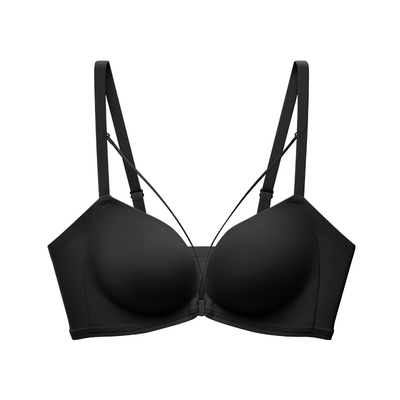 幸棉内衣女前扣美胸带聚拢显大