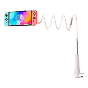 锦读Jemdo适用任天堂switch床上懒人支架ns2代游戏机夹床头躺着玩oled床边固定夹子桌面手机kindle支撑架子