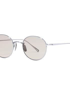 JINS睛姿太阳镜CLASSIC复古钛框墨镜防紫外线UTF25A224