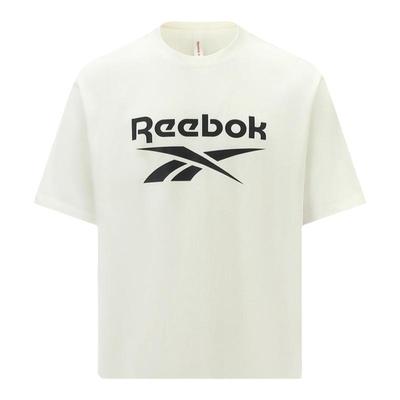 Reebok锐步官方24春新款男女情侣款基础LOGO经典百搭运动休闲T恤