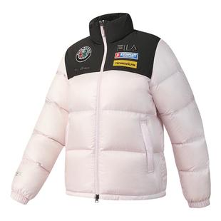FILA 4810凌峰鹅绒斐乐羽绒服女2025冬新款鹅绒滑雪运动拼色外套