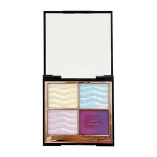 彩色四色眼影盘珠光细闪提亮眼头眼中卧蚕日常偏光爆闪闪粉亮晶晶