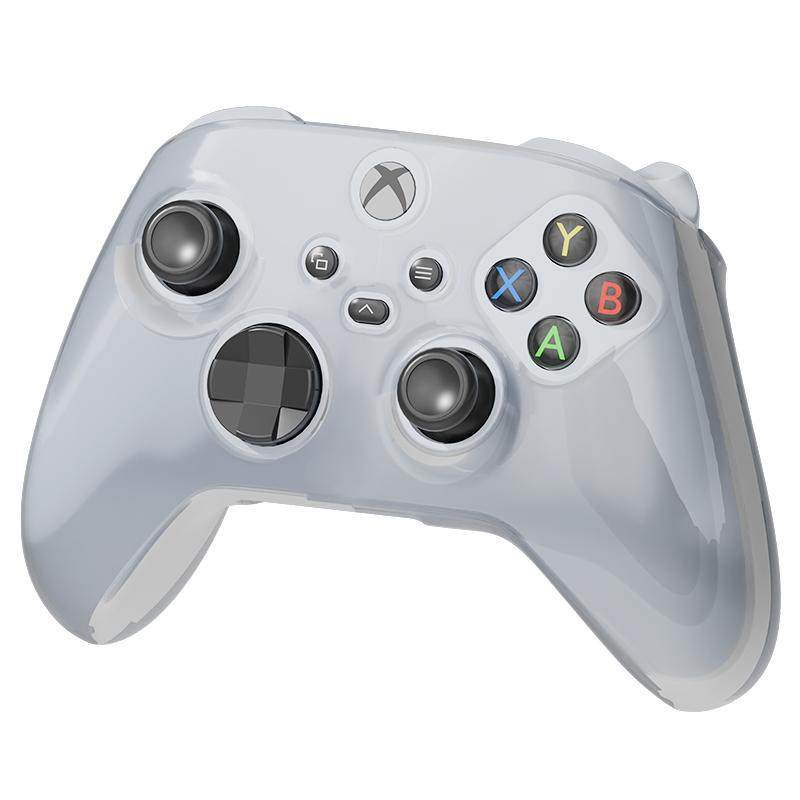 HONCAM xbox series手柄保护套透明适用于微软xbox series XSS手柄保护套pc透明水晶壳硬壳防