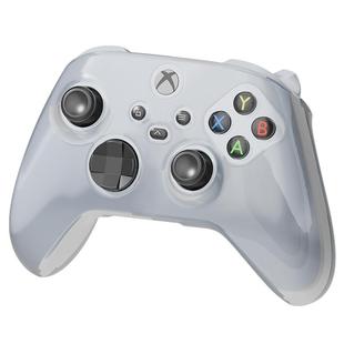 HONCAM xbox series手柄保护套透明适用于微软xbox series XSS手柄保护套pc透明水晶壳硬壳防摔防刮花配件