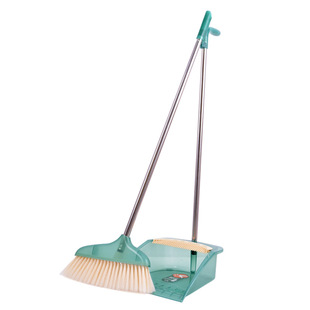 家用不锈钢长杆单个软毛扫把魔法簸箕软毛扫地刮水器笤帚套装组合