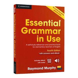 原版进口Grammar in Use剑桥英语语法书 少儿初级英文教材小学口语字典单词书练习册词典实用初中高级雅思剑桥词汇english grammar