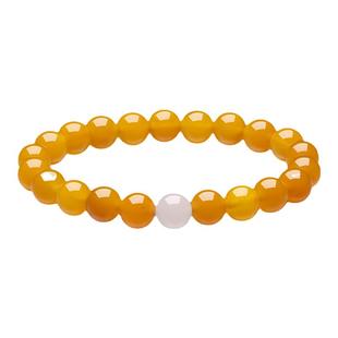 六桂福珠宝纯天然玛瑙手链小圆满玛瑙散珠危地马拉妇女节礼物