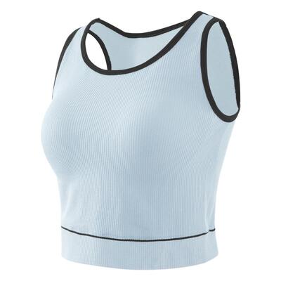 为体贴撞色短款运动上衣