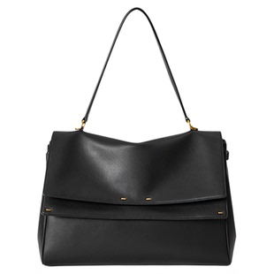 Fabrique平纹牛皮配肩带可斜挎可双肩可手提公文包女2025新款百搭