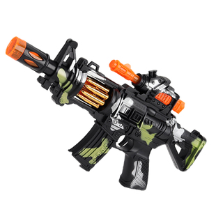 儿童枪玩具男孩5岁6岁女宝宝电动声光阻击军人警察模型圣诞礼物