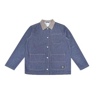 VANS范斯新款女子运动休闲夹克百搭潮流舒适牛仔外套VN000RVECRF