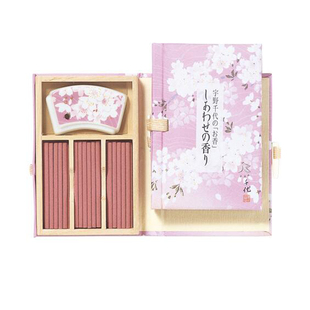 日本香堂NipponKodo宇野千代幸福之香樱花日式熏香线香熏香道礼盒