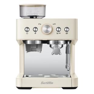Barsetto/百胜图01C意式冷萃咖啡机家用小型研磨豆一体机蒸汽