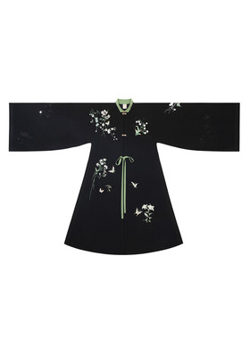 无贰集明制立领对襟长衫秋季新品