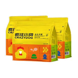 疯狂小狗拼派肉松狗粮泰迪幼犬小型犬成犬柯基柴犬比熊专用4.5kg