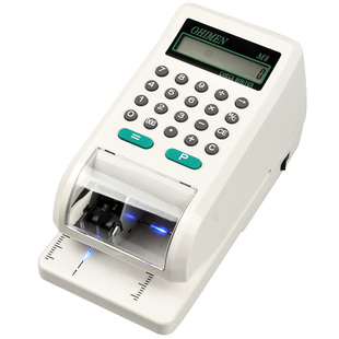 中国香港支票机$马来西亚支票打印机自动checkwriter英文多货币