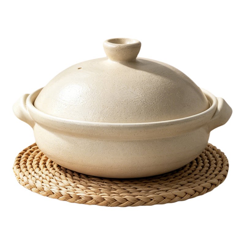 万古烧9号白色土锅