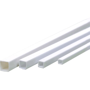 ABS空心方管DIY手工立体构成建筑沙盘模型材料ABS模型改造 空心管