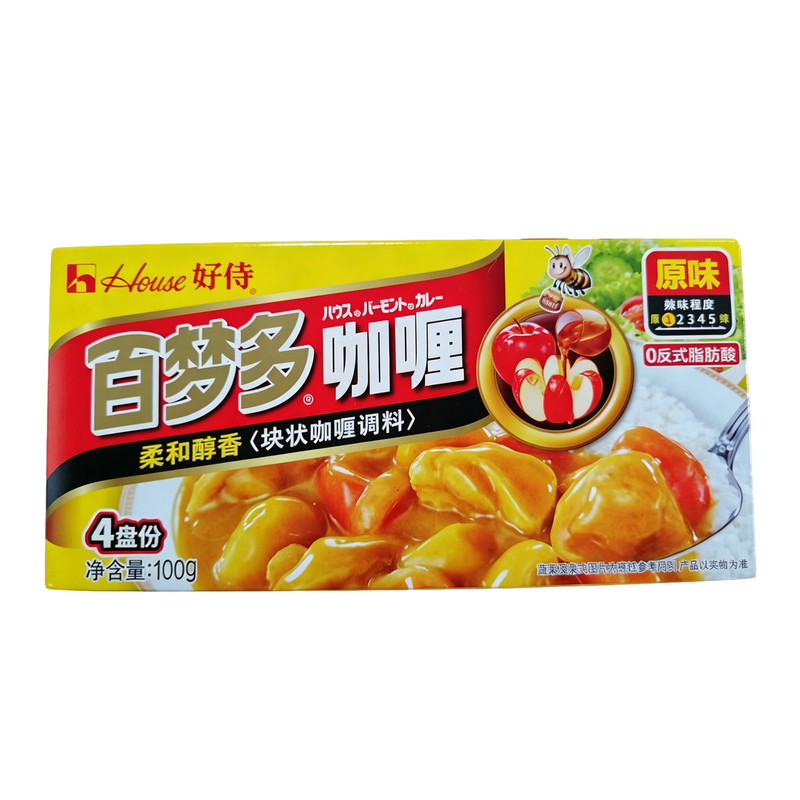 [2盒]好侍百梦多咖喱块100g原味 牛肉鸡肉蛋包饭料理包酱家用咖喱
