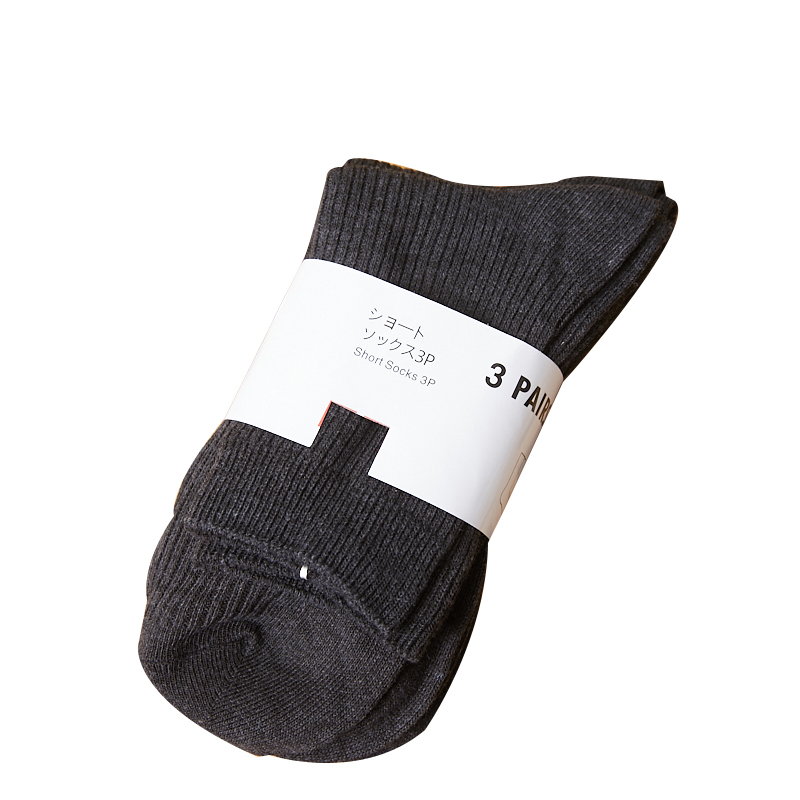 一如既往！品质给你惊喜！3双装！新款男士纯棉长筒袜针织袜子