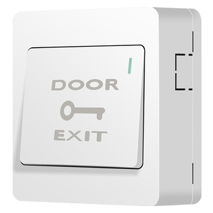 明装门禁开关面板出门按钮小区门铃自动复位开关办公酒店开门开关